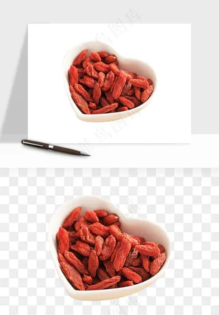 枸杞养生中药png免抠