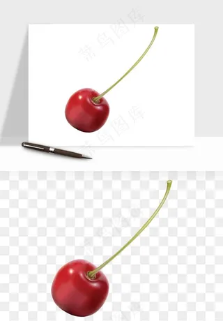 樱桃车厘子水果png免抠