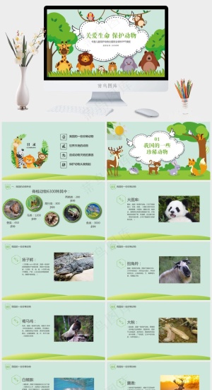 保护野生动物生态环境保护PPT预览图