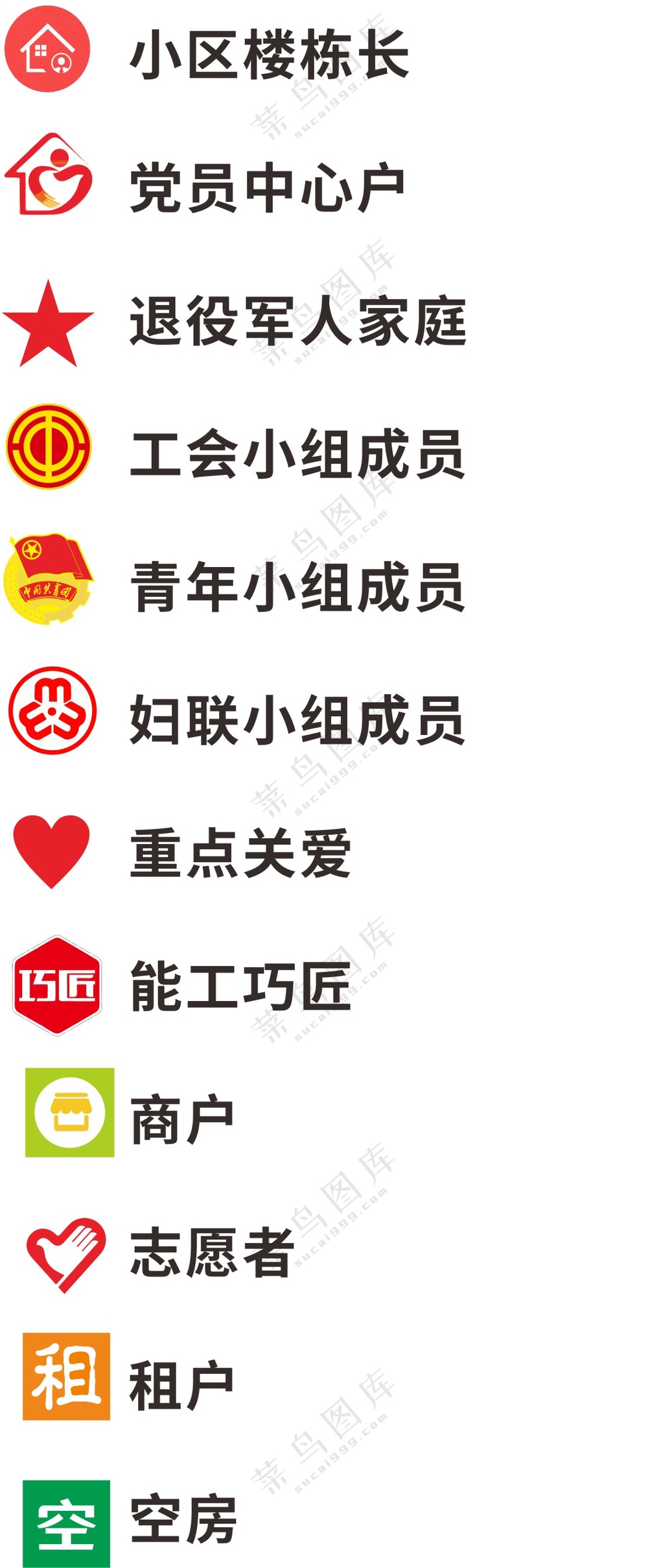 社区图标集