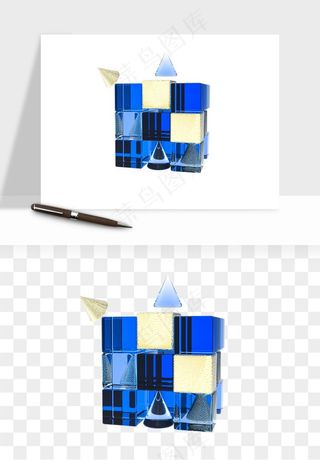 立体创意魔方png免抠