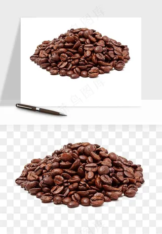 咖啡豆png免抠