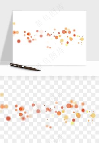 彩色光斑梦幻光点png免抠