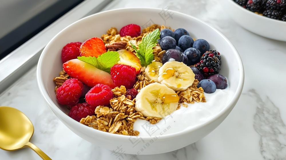 水果美味沙拉美食果盘果肉新鲜摄影