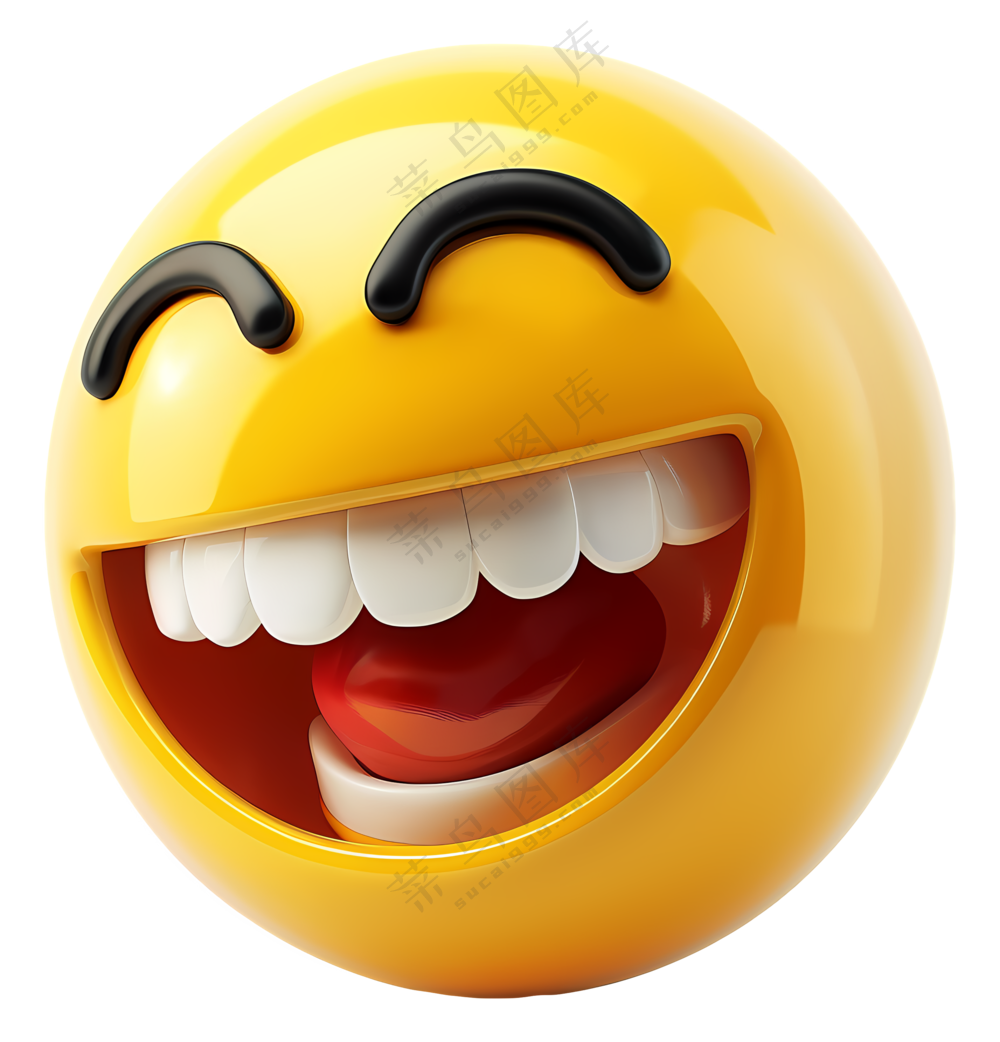 微笑的表情符号插图