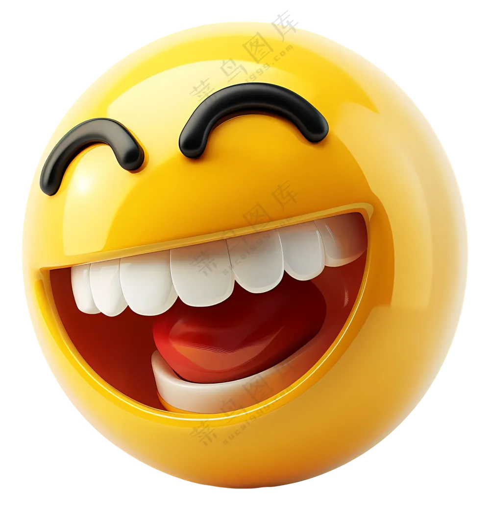微笑的表情符号插图