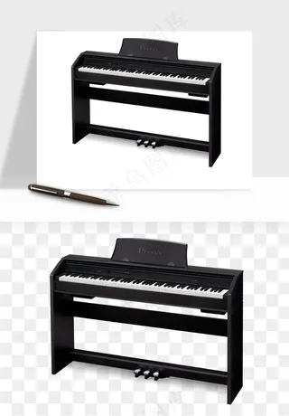钢琴乐器琴键png免抠