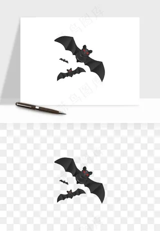 卡通蝙蝠png免抠