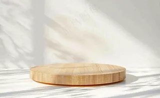 美妆护肤3d展台清新背景