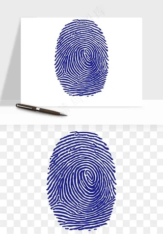 指纹手指纹路png免抠