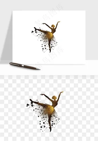 跳舞芭蕾女孩png免抠