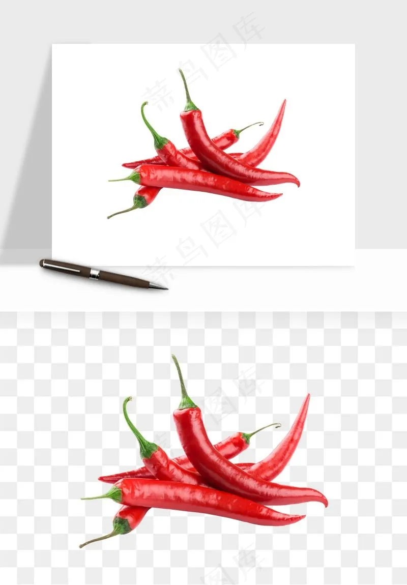 红辣椒尖椒png免抠