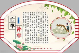 成语故事教室走廊展板成语故事海报