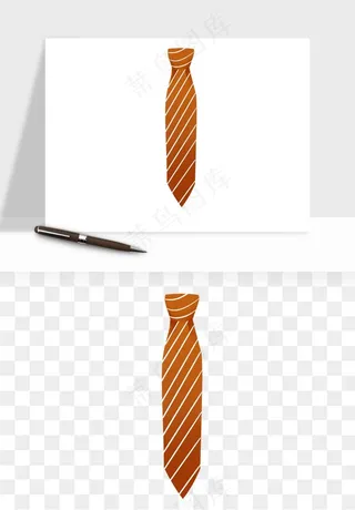 卡通领带png免抠