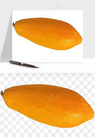 木瓜水果png免抠