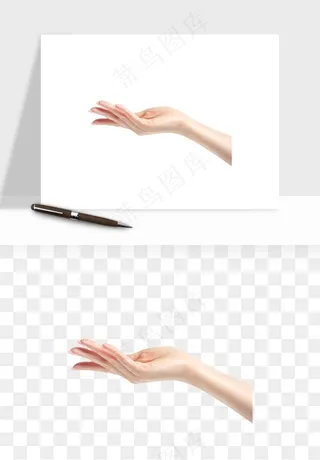 手势手部动作手指png免抠