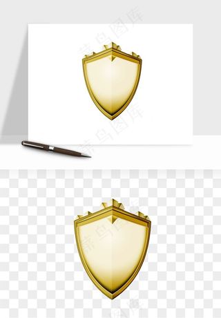 盾牌护盾认证品质徽章png免抠