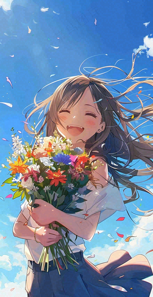 学生毕业季考试青春插画背景