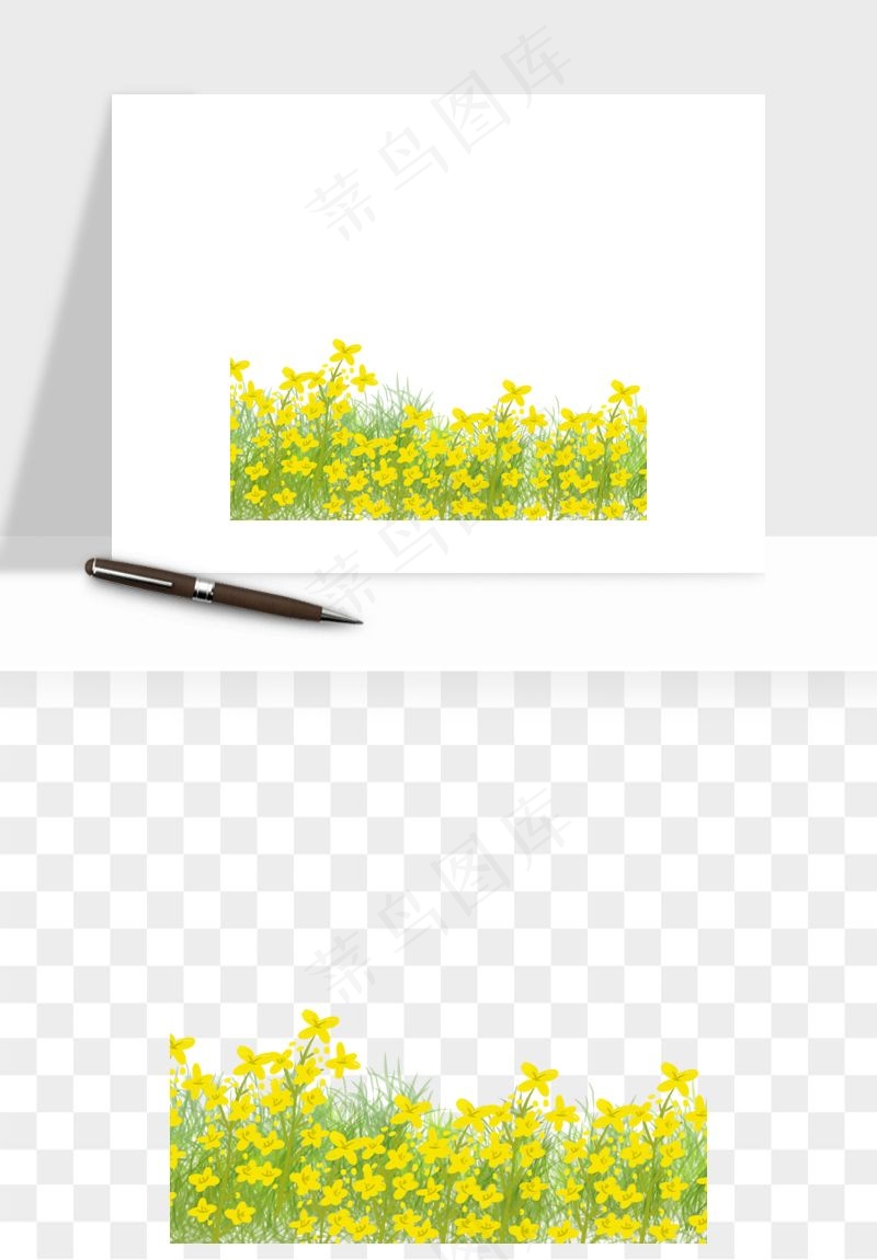 油菜花田png免抠