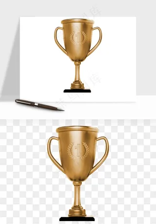 荣誉奖杯冠军金奖png免抠