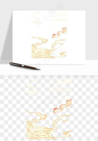 国潮祥云海浪云层云彩png免抠