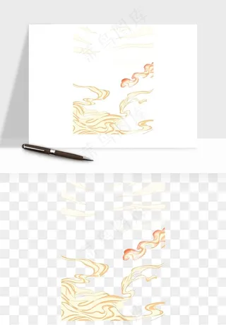 国潮祥云海浪云层云彩png免抠