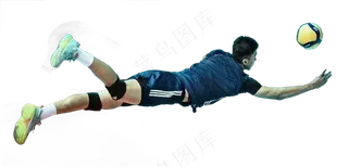 png免抠排球运动人物