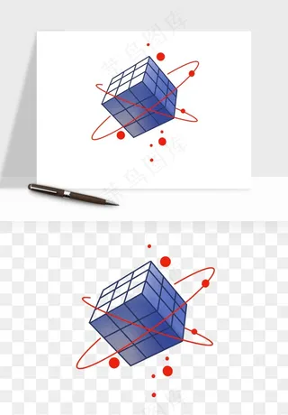 游戏魔方玩具png免抠