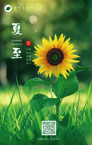 夏至手机海报