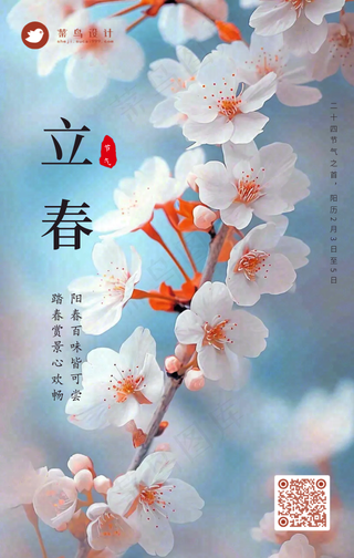 立春手机海报