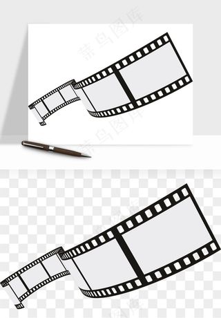 电影黑胶胶片png免抠