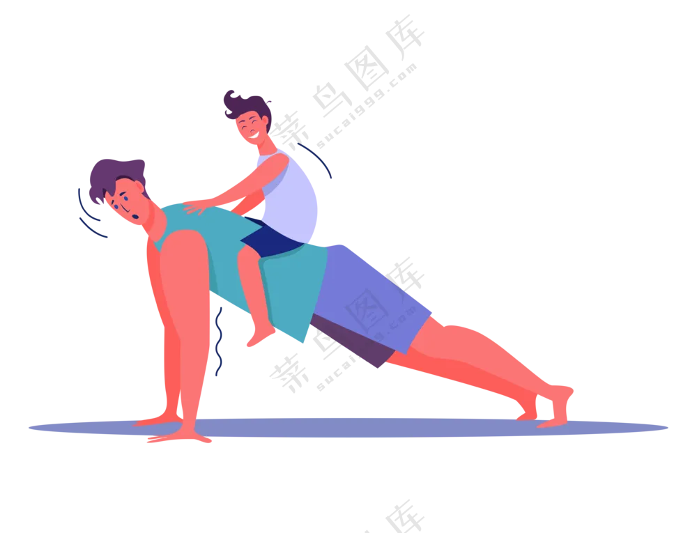 运动的卡通人 (6)