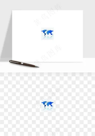 世界地图矢量png免抠