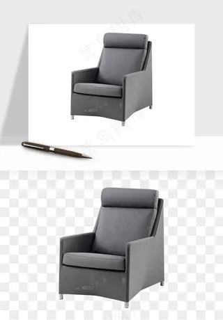 现代沙发家具png免抠