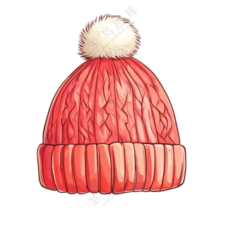 冬季帽子元素