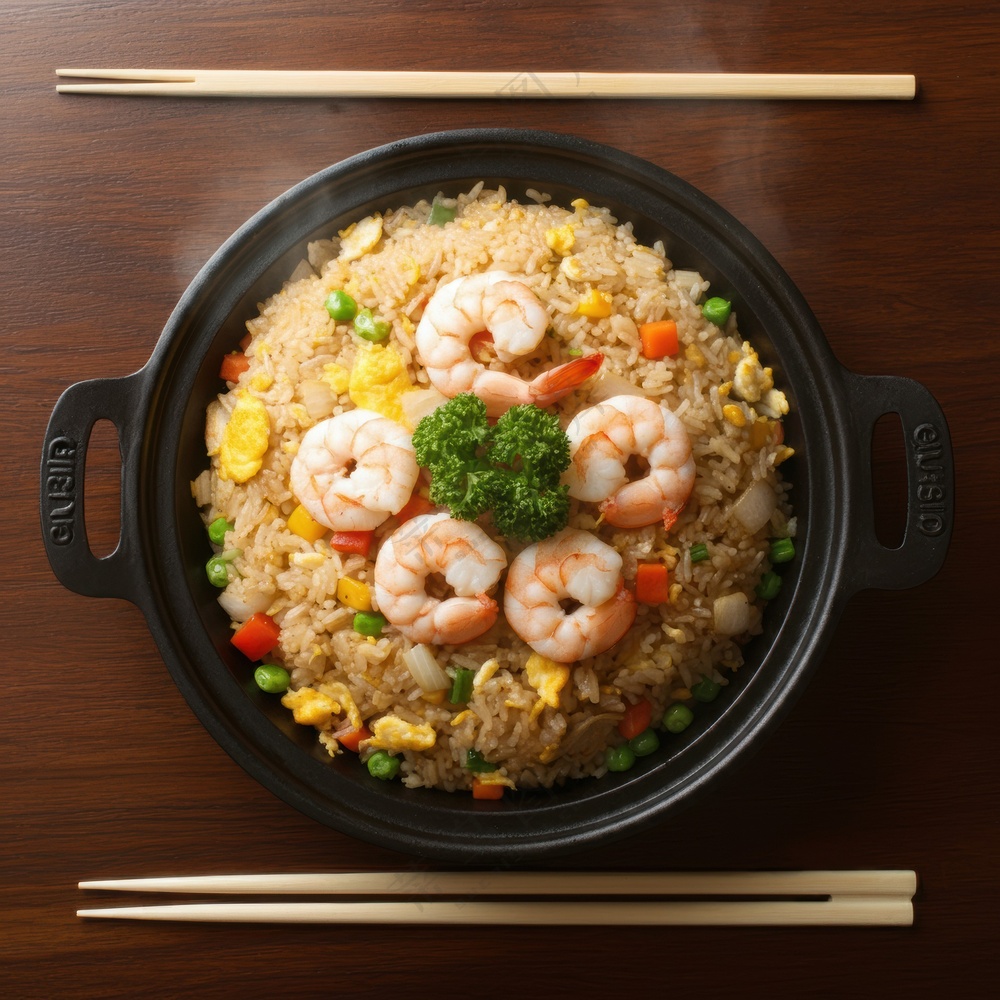 虾仁鸡蛋炒饭