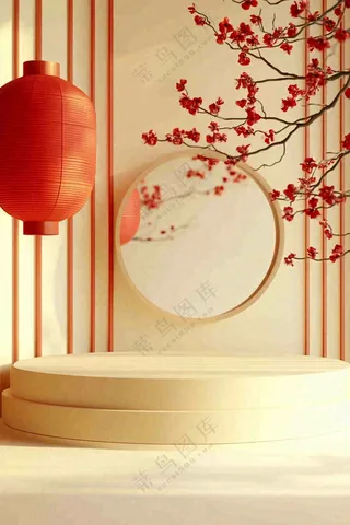 年货节促销电商背景