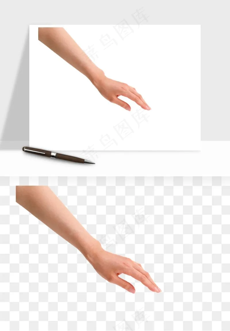 手势手部动作手指png免抠