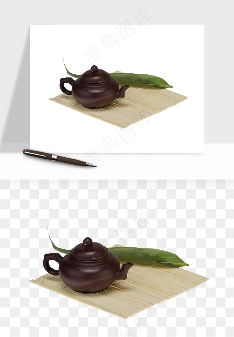 中国风茶壶茶几png免抠图