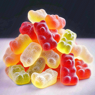 软糖糖果甜蜜美食摄影图