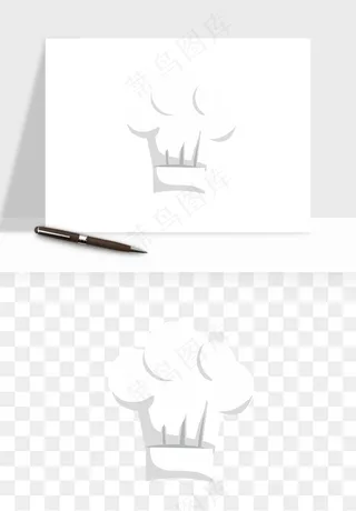 卡通厨师帽子png免抠