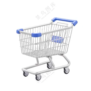 购物推车黑色背景