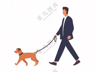 宠物文明养狗遛狗免抠