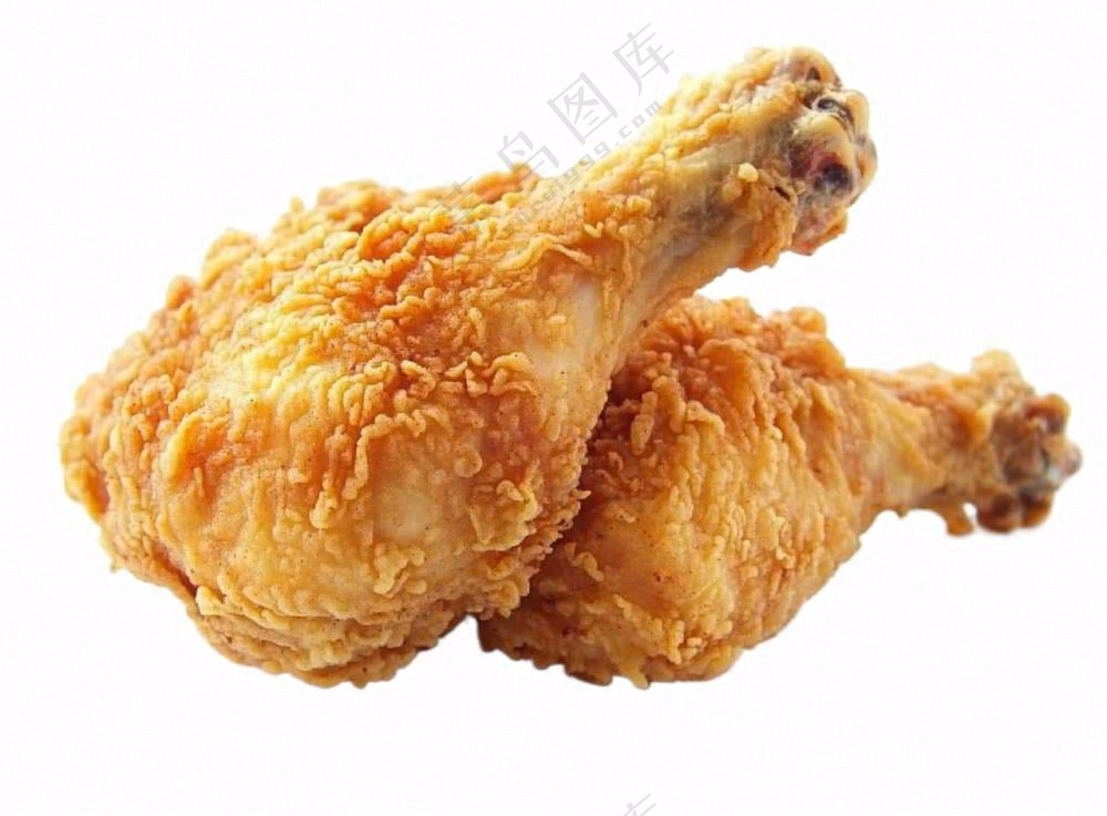 炸鸡鸡腿摄影图免抠