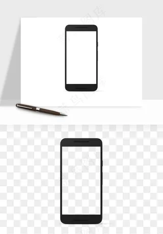 手机样机边框元素png免抠