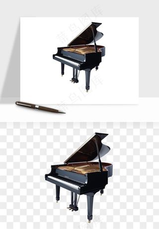 钢琴乐器琴键png免抠