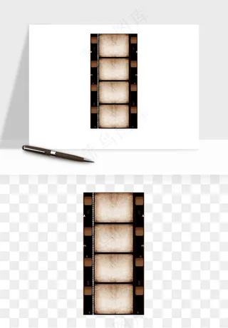 电影黑胶胶片png免抠