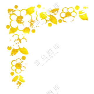 金色奢华边框免扣图