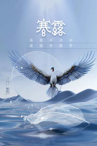 寒露节气传统活动宣传海报