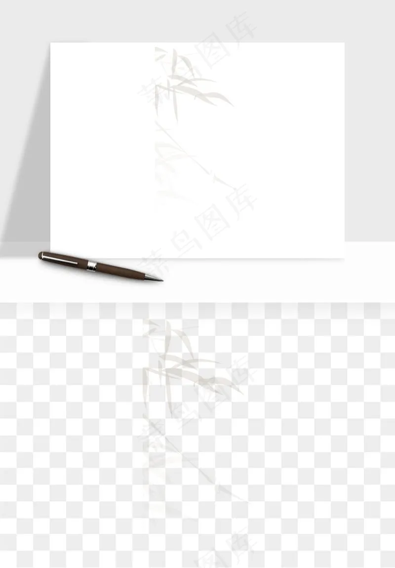 阴影植物窗户投影免抠元素